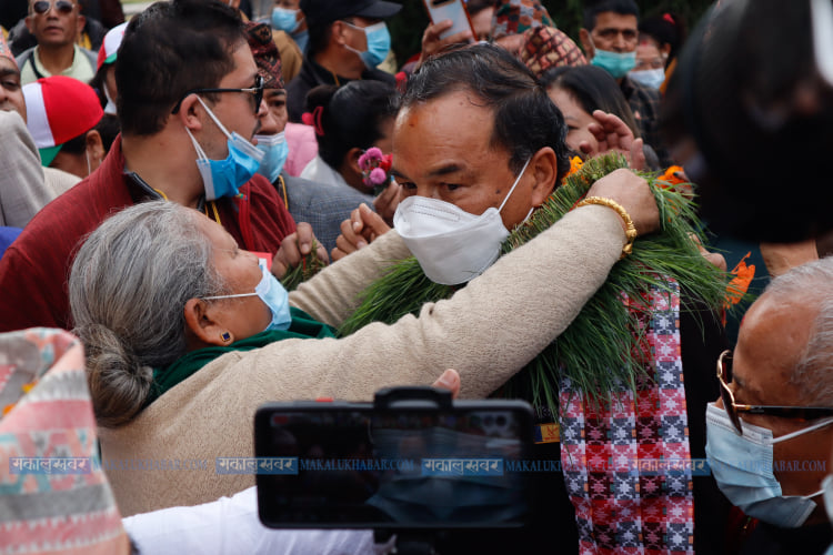 Kamal Thapa also registered his candidature for the post of RPP chairperson