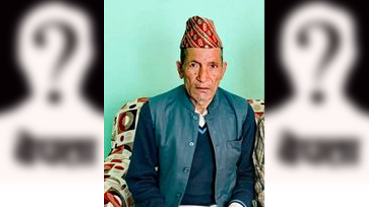 Sane, a player of folk marital music (Panchebaja), missing for a week