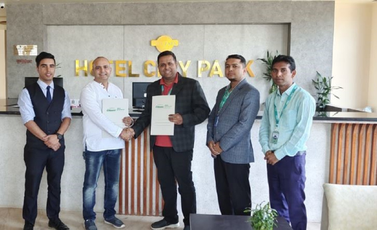MoU between Citizens Bank and Hotel Citypark Pvt. Ltd.