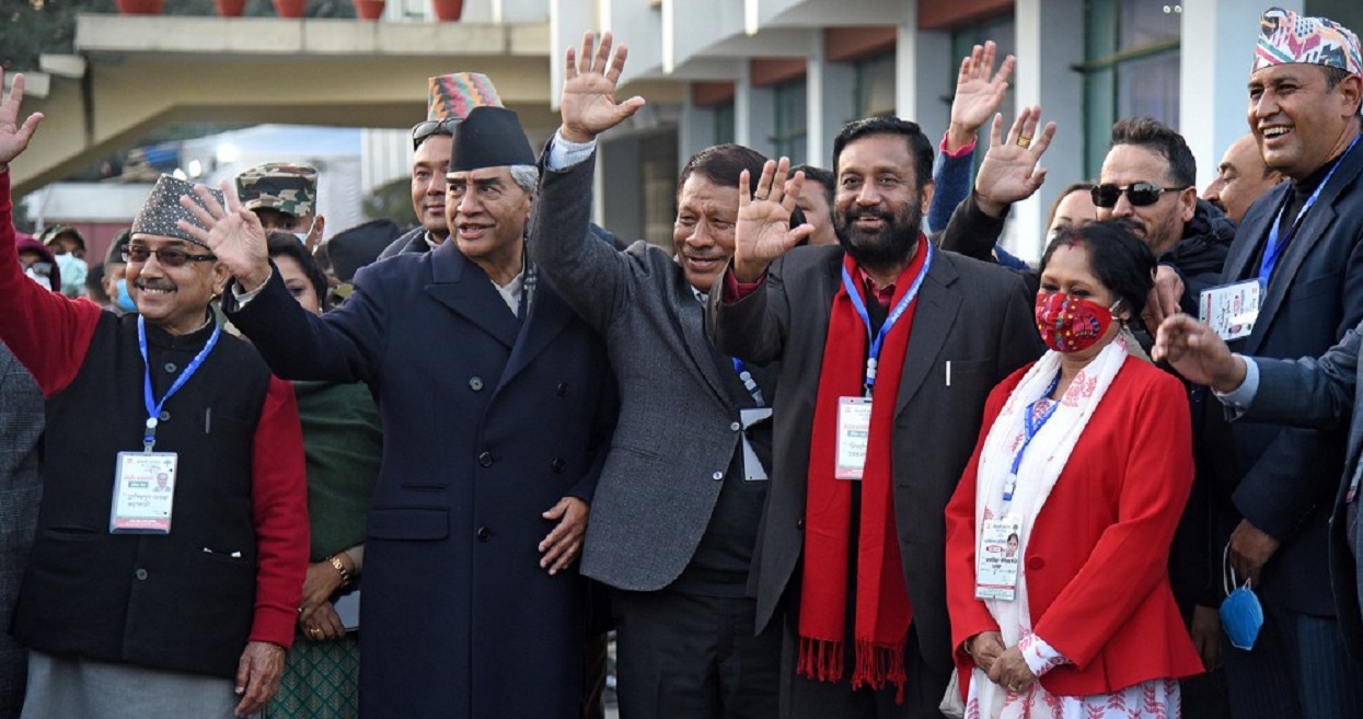 Congratulations and best wishes from leaders to Deuba, who said what?