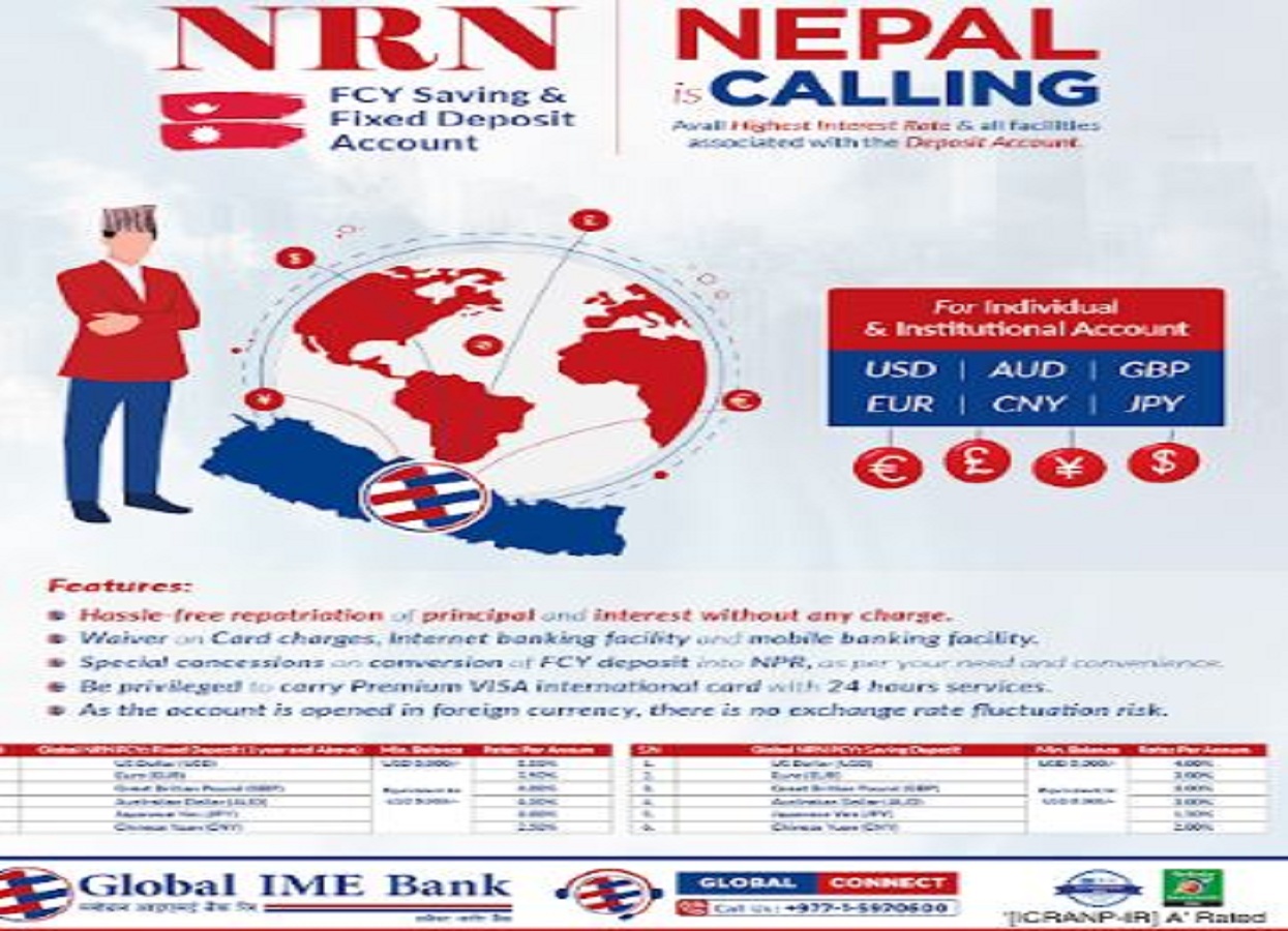 Global IME Bank operates 6 new NRN targeted accounts