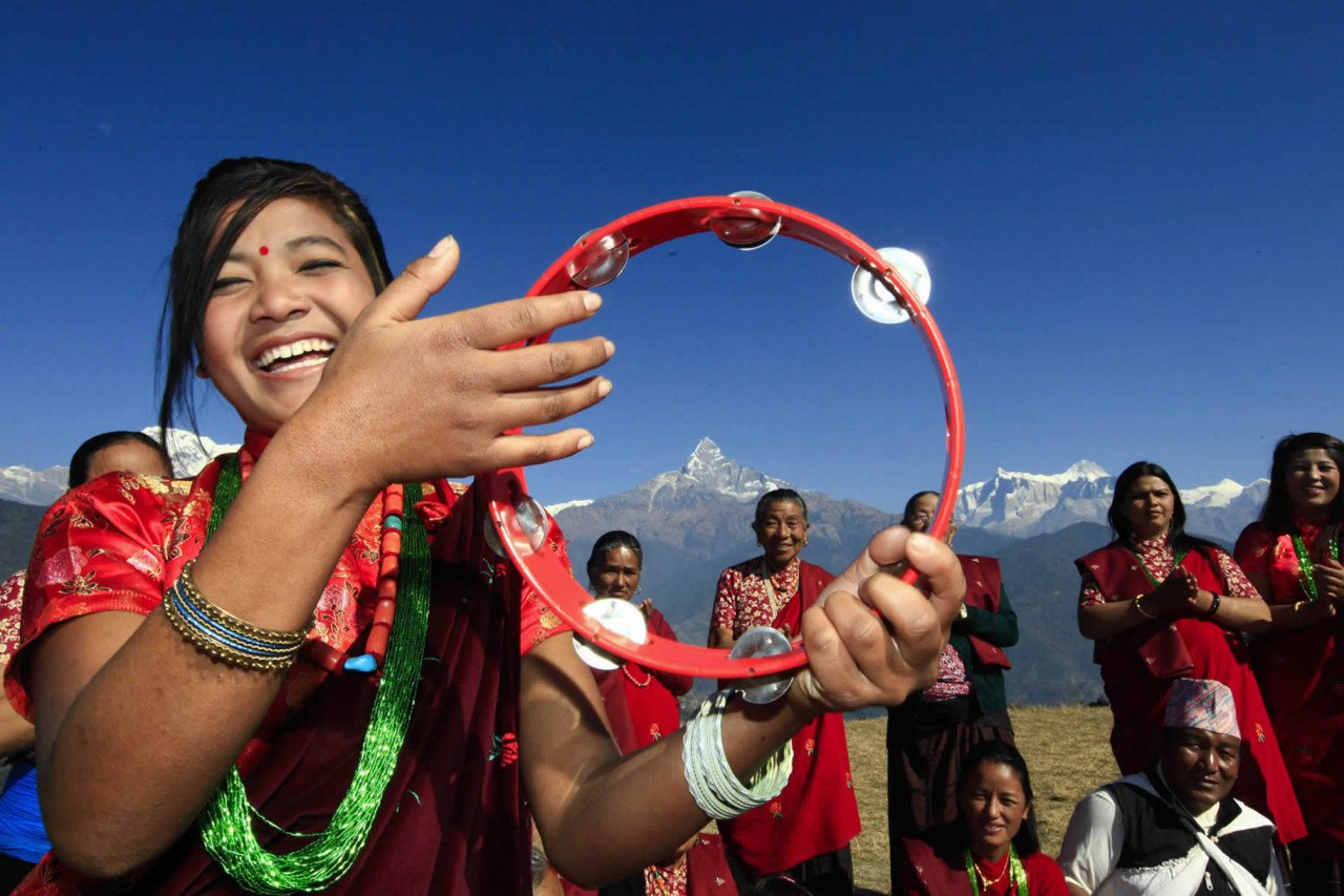 Lhosar fair in Chhomrong