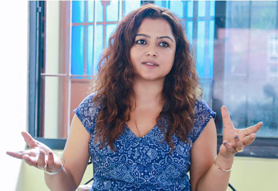 Actress Rekha Thapa’s candidature for the post of General Secretary of RPP has been registered