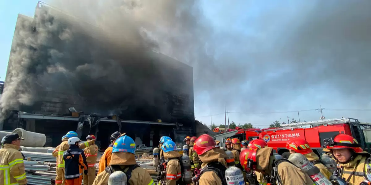 3 firefighters killed at S. Korea’s construction site fire