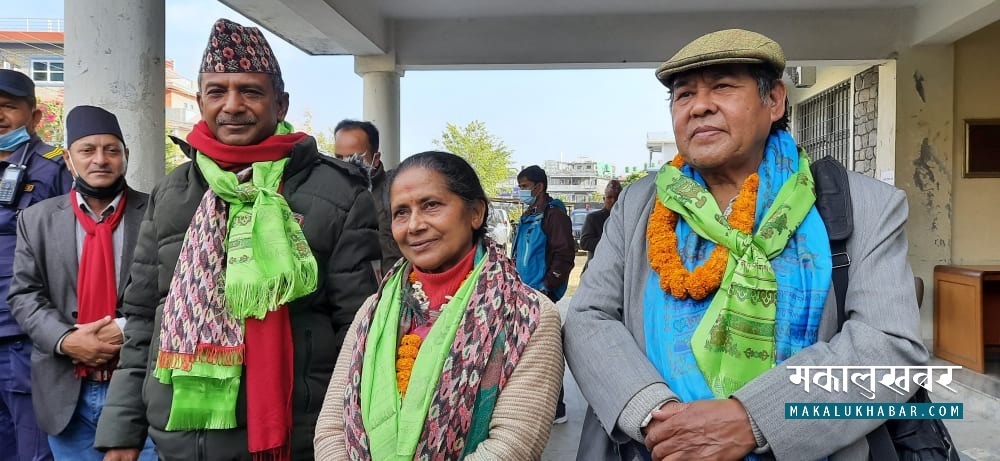 Candidate registration from ruling coalition in Gandaki