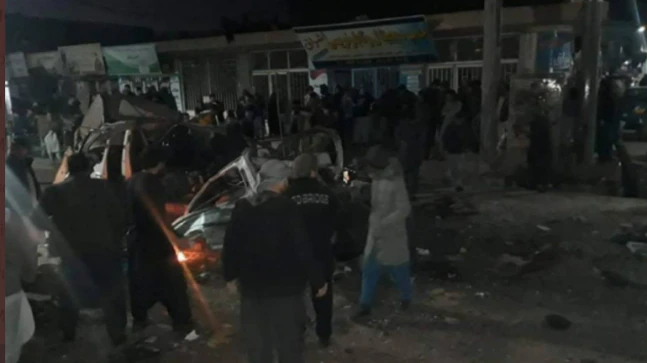 7 killed in minibus bomb blast in western Afghanistan