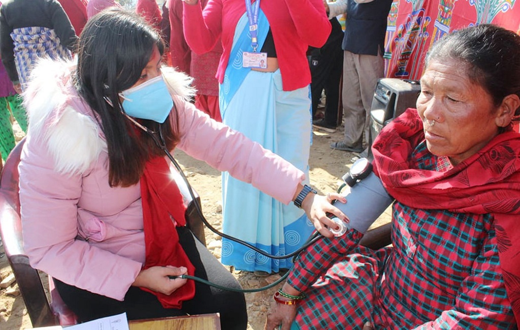 310 people benefitted from free health camp in Jumla