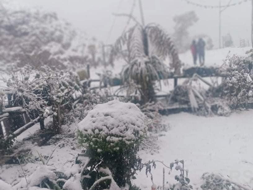 Farmers in the upper Bhojpur happy with snowfall