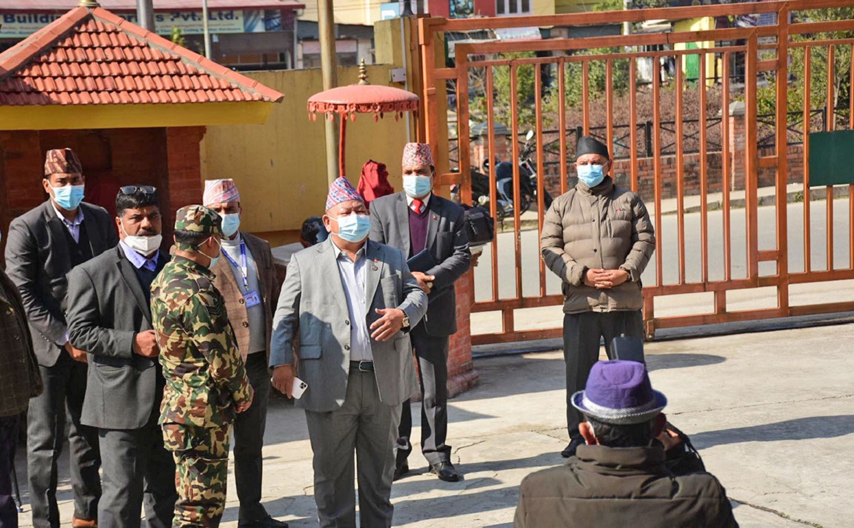 Minister Ale inspects Pashupati Dharamshala run by Batas group