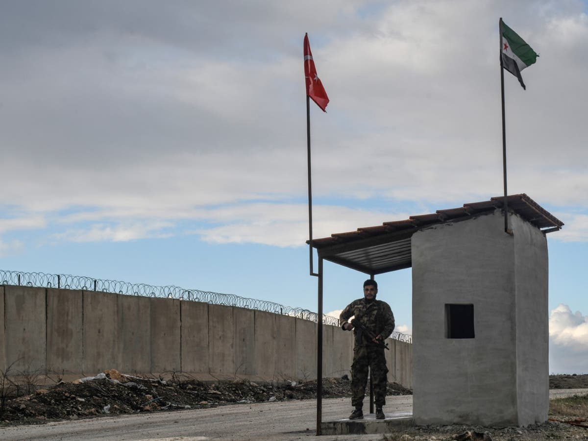 Three Turkish soldiers were killed on Saturday