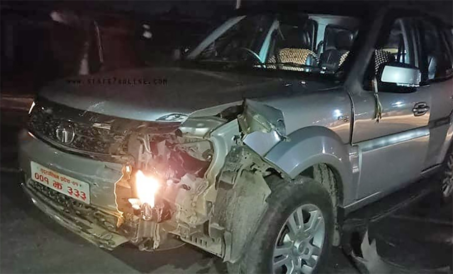 Tourism Minister Ale’s vehicle collided with a car