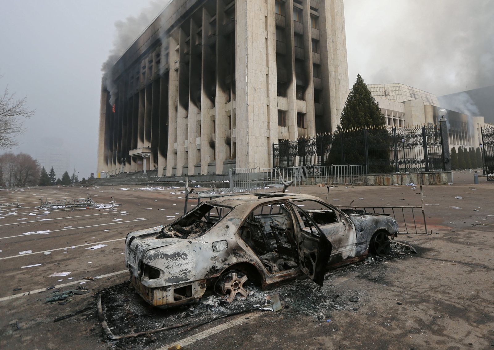 In pictures: Unrest in Kazakhstan