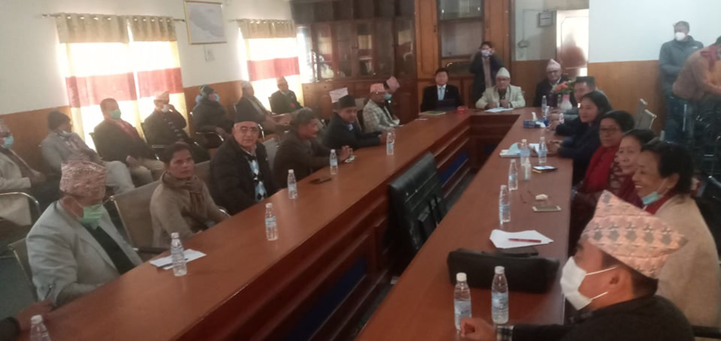 Meeting of the parliamentary party of UML state 1 begins