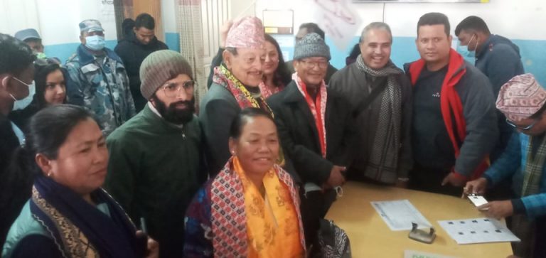 State 1: Congress Basnet won through lottery