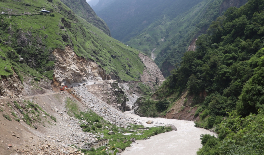 Army given responsibility of constructing road track in Darchula