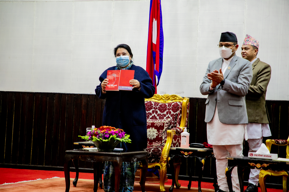 NA has shown maturity for implementation of constitution: President Bhandari