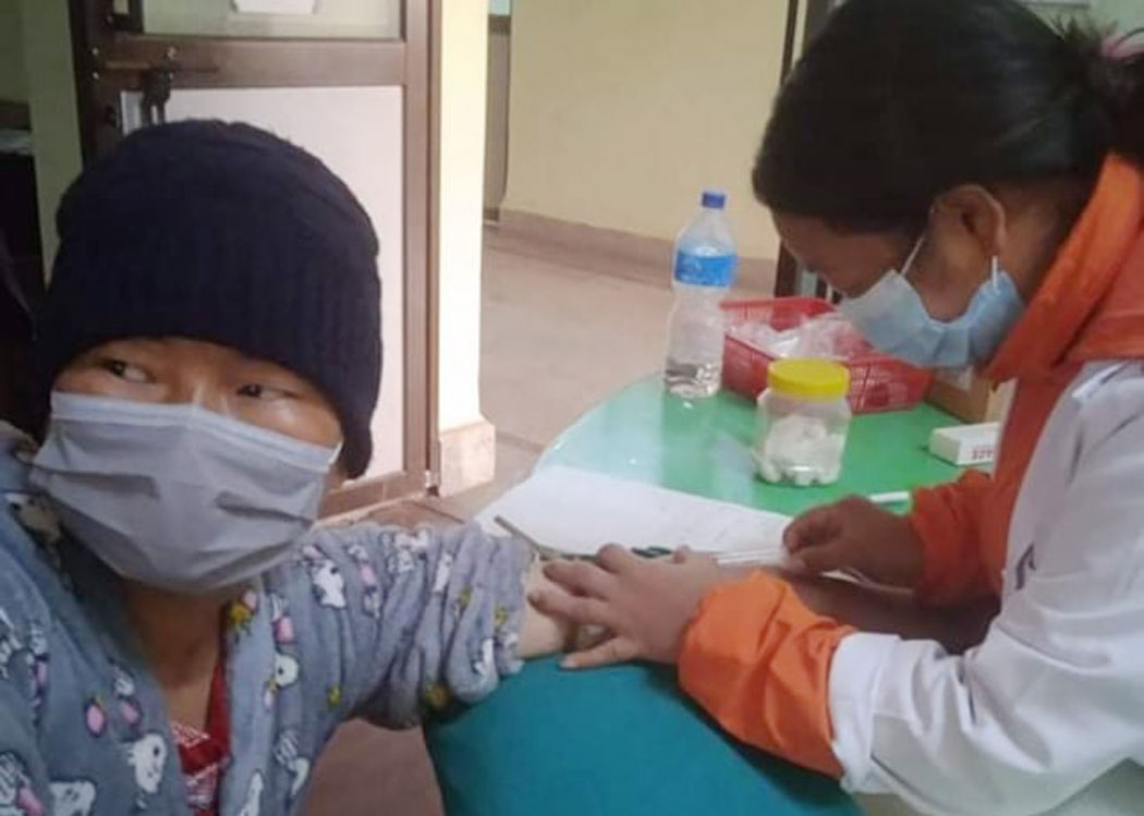 Free health camp of KMC in Duwakot