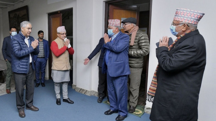 Oli meets Deuba after talks with US ambassador as MCC deadline approaches