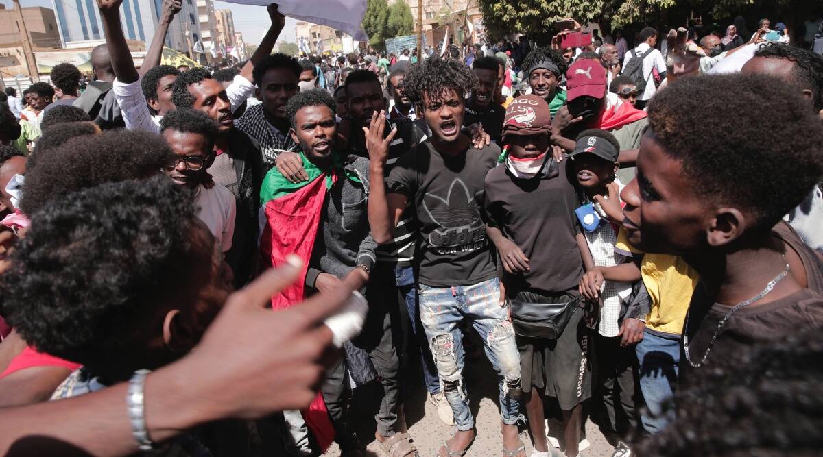 Protesters take to Sudan’s streets again, decrying coup and arrests