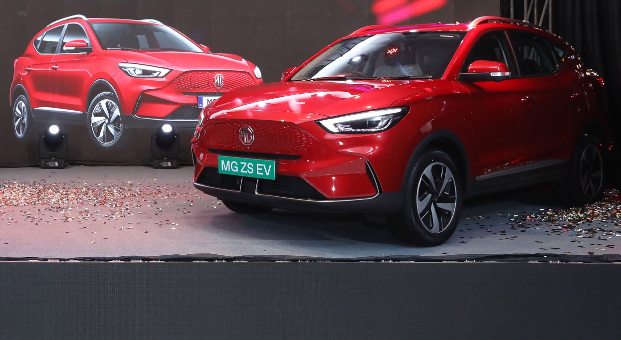 MG’s new electric vehicle MG ZS EV 2022 in Nepali market