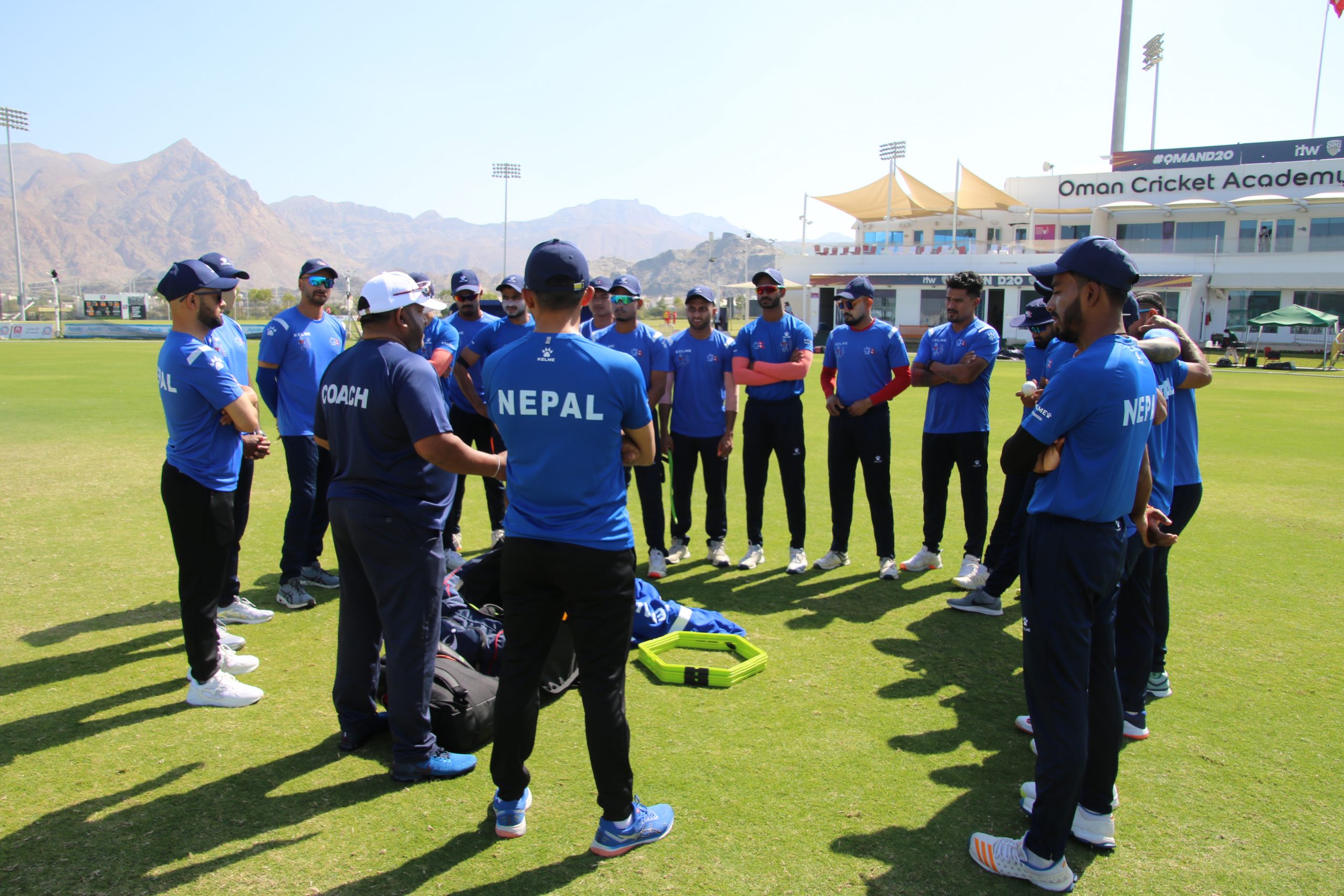 Nepal and Oman playing for third place