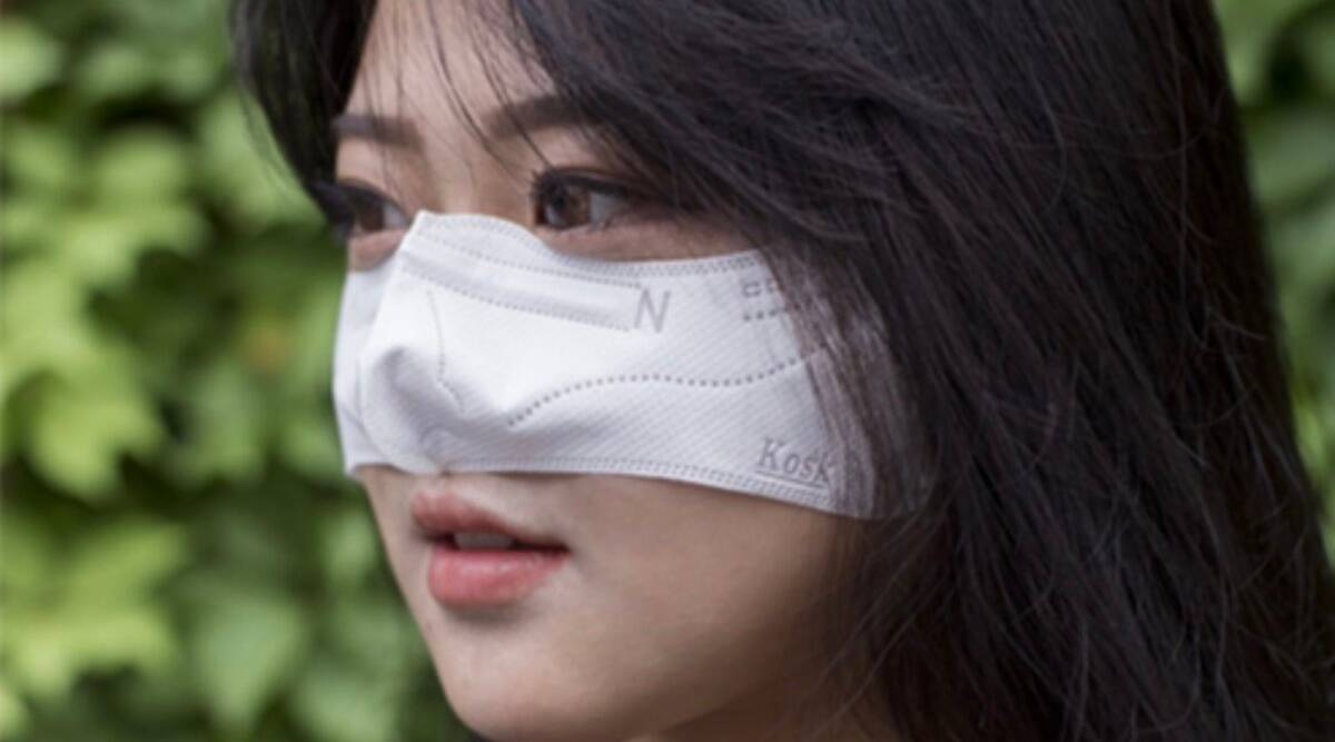 South Korea’s nose-only ‘kosk’ mask for Covid-safe eating raises eyebrows