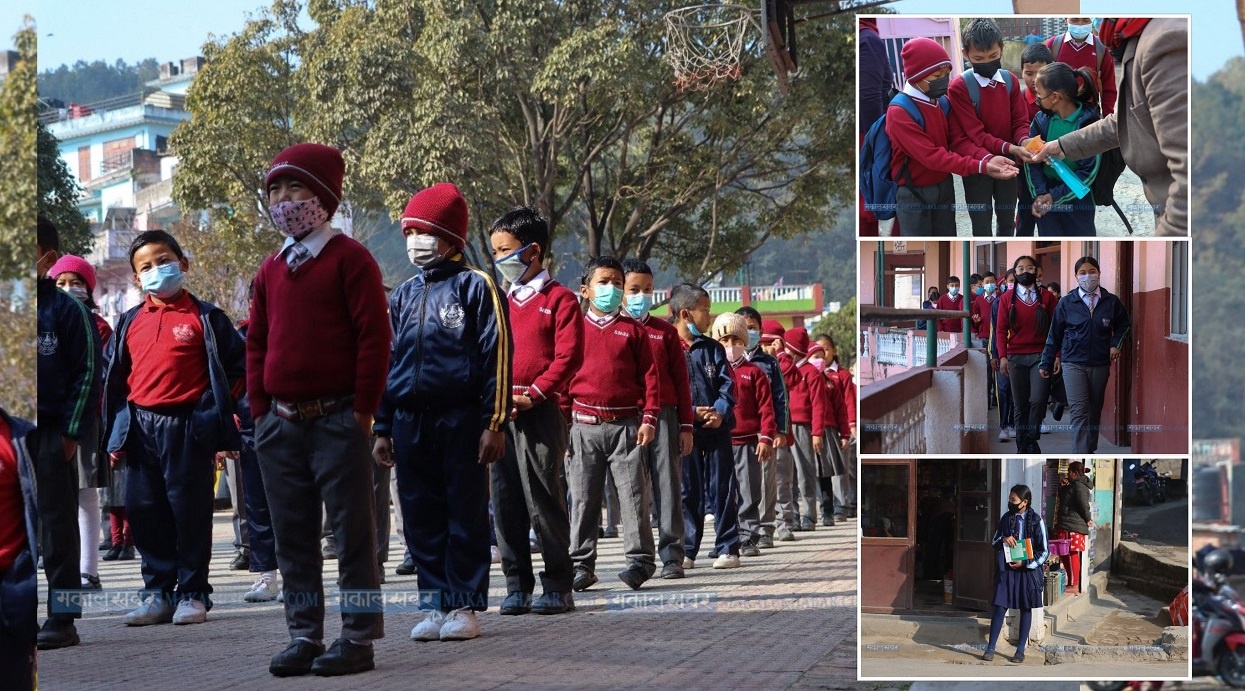 Teaching begins with a physical presence at Gokarneshwor School [Photos]