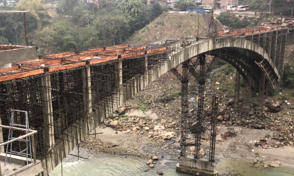 RCC bridge constructed over Phedi rivulet