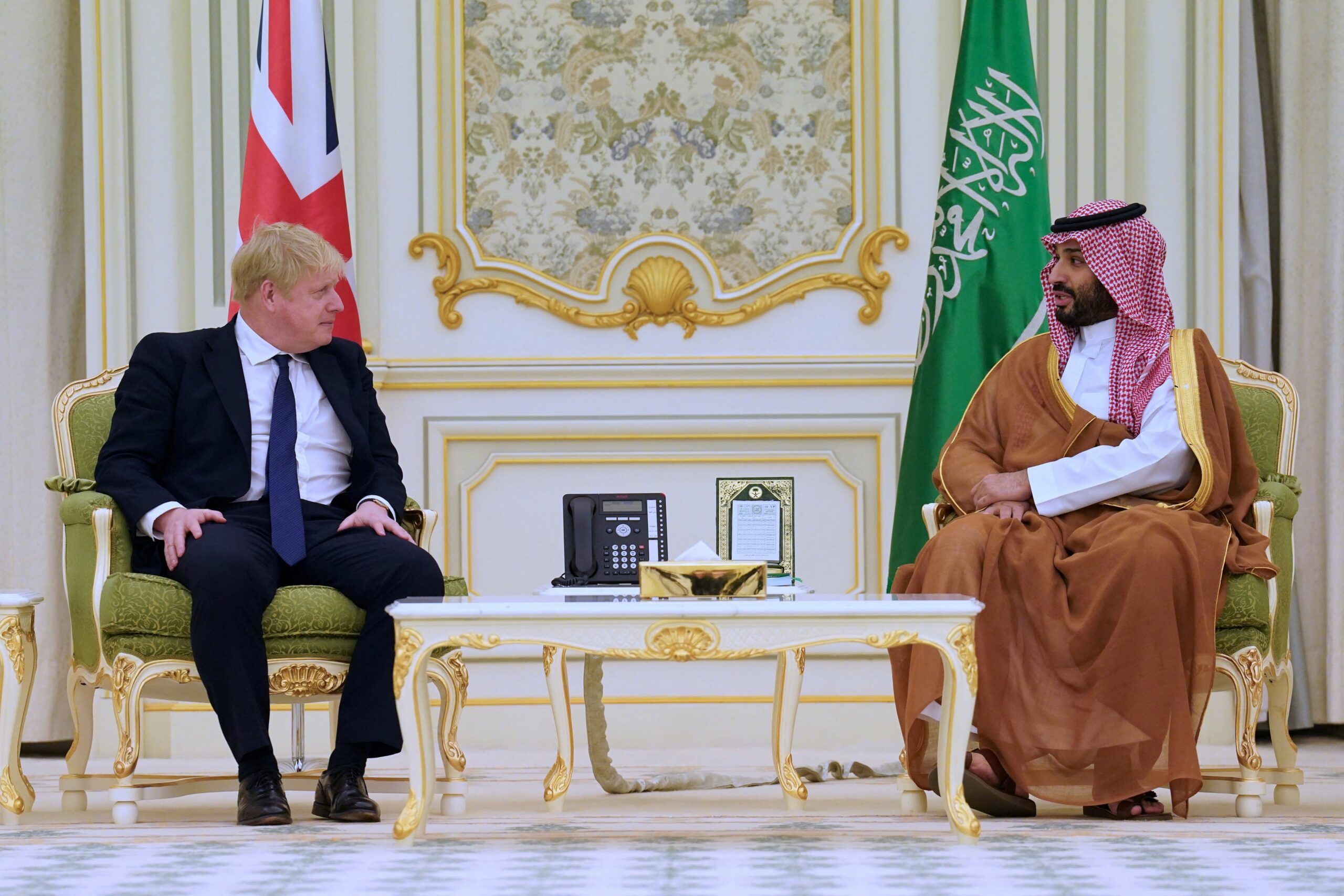 British PM meets Saudi crown prince [Photos]