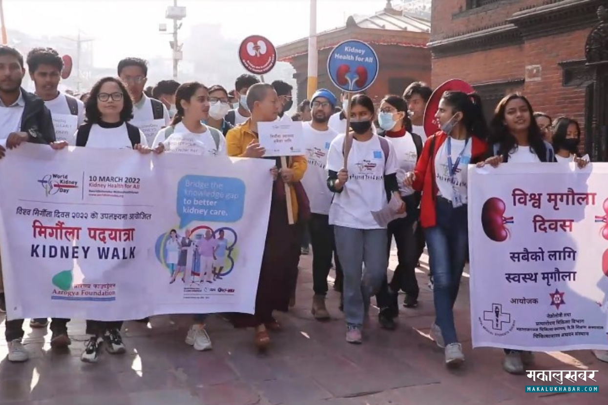 Kidney Day celebrated with the slogan ‘Kidney Health for All’