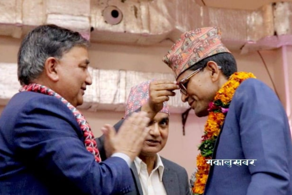 Bista joins UML after being suspended from Chief Whip