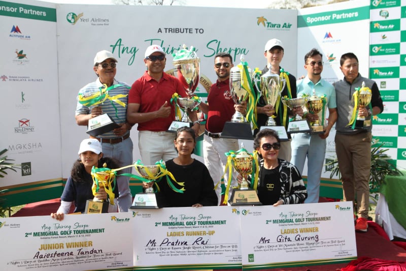 Rabin Phuyal wins Ang Tshiring Memorial Golf Tournament