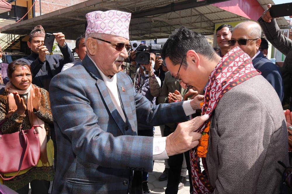 Kathmandu Chairperson of Bibeksheel Sajha Party enters UML