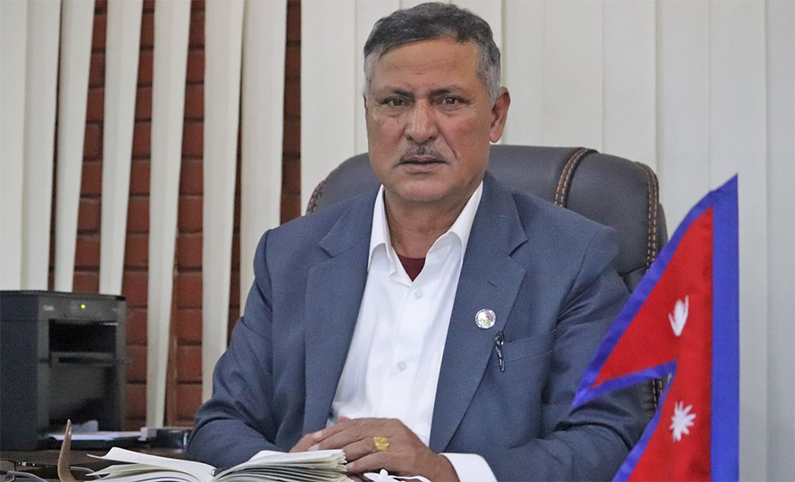 Purushottam Khadka, who manhandled Khatiwada, was freed at his request