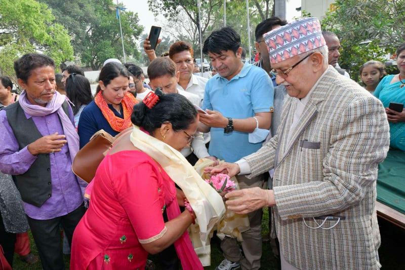 UML chairperson Oli in Karnali