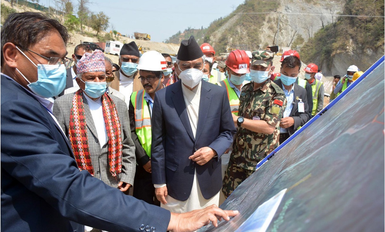 PM visits 140-MW Tahanun Hydro, instructs for timely completion