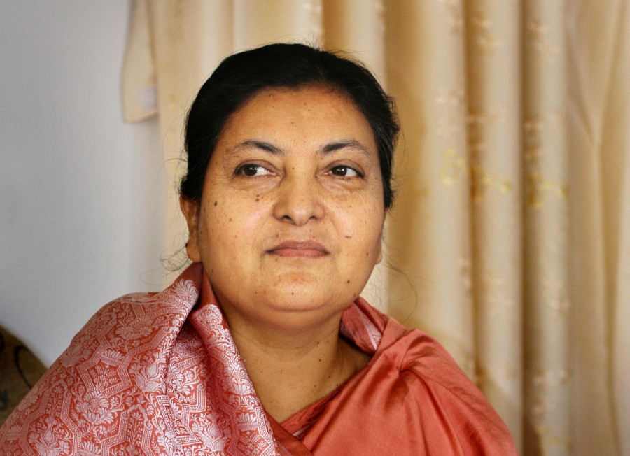 President Bhandari arriving Chitwan today