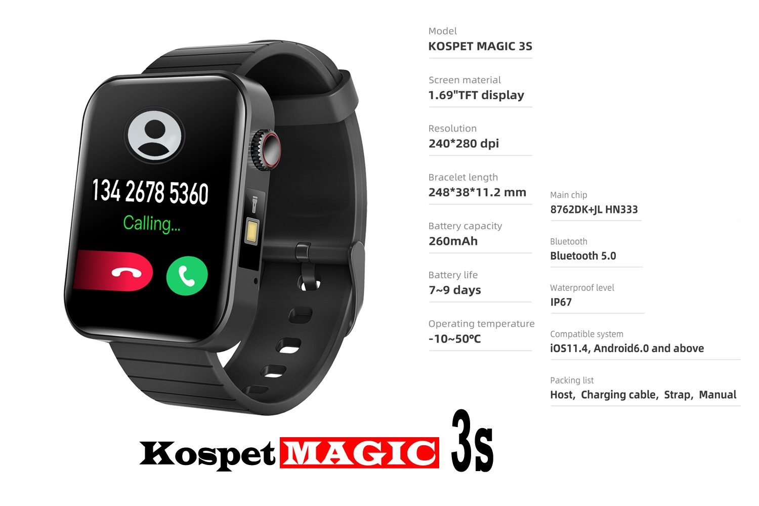 Kospet best sale magic smartwatch