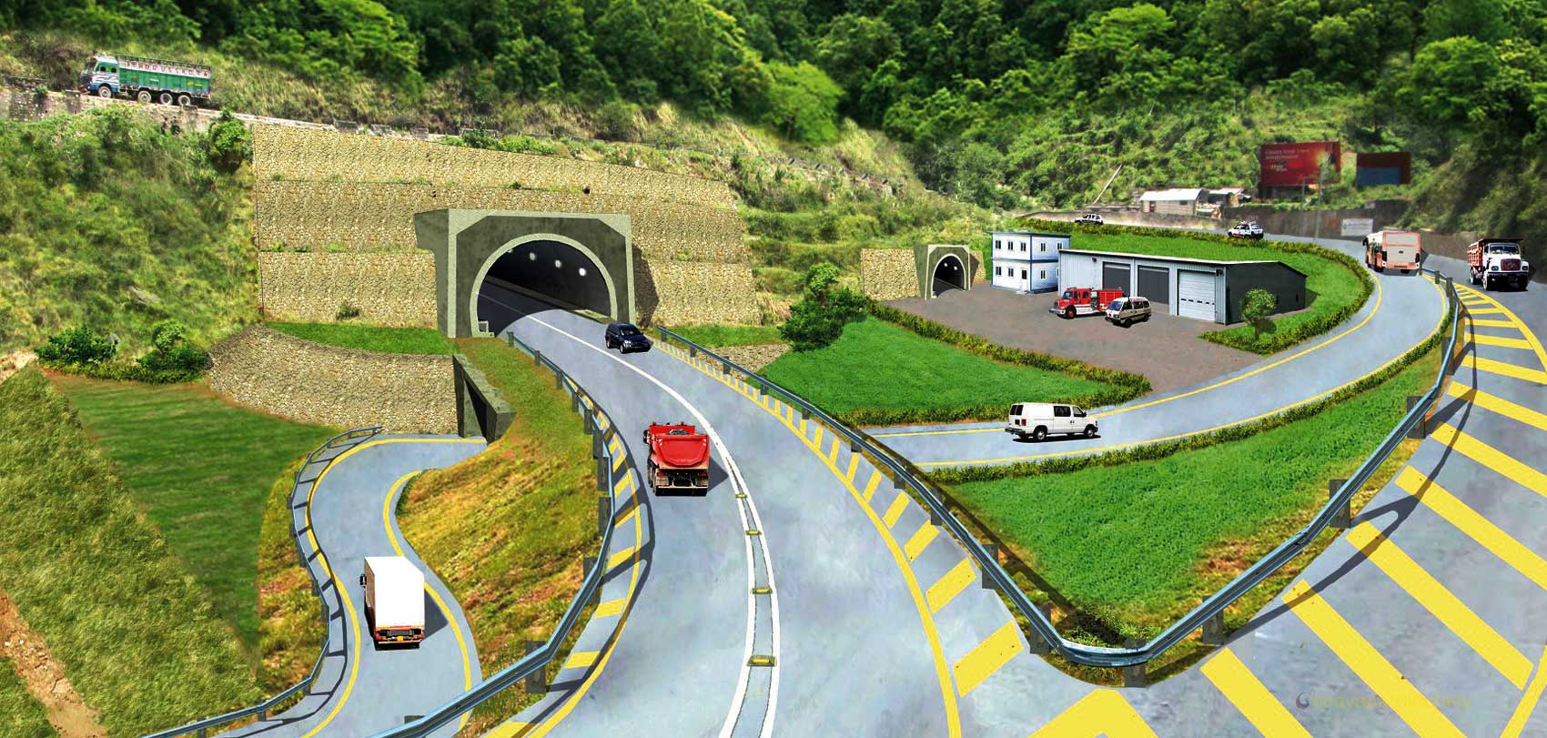 35 per cent physical progress achieved in Nagdhunga tunnel