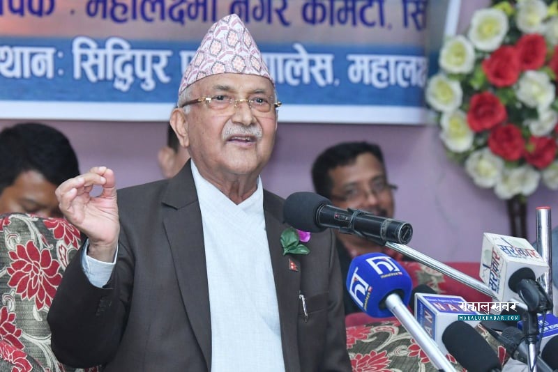 Oli urges Biplav not to fall prey to conspiracy to postpone elections