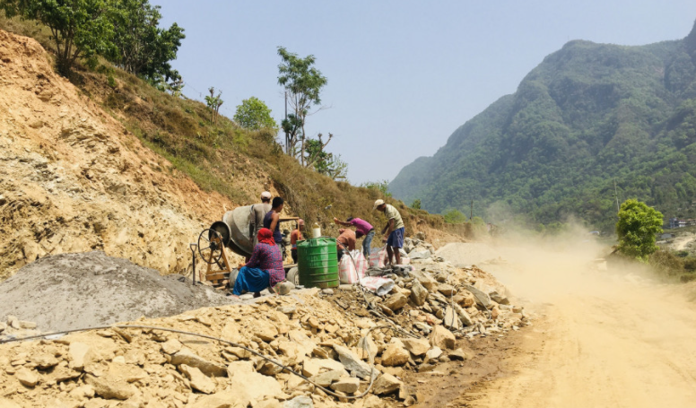 Pushpalal Mid-Hill Highway suffers damage even before its completion