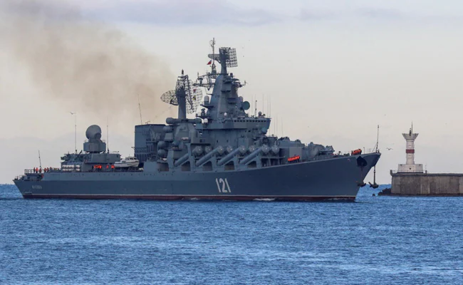 Russian warship ‘seriously damaged’ in ammunition explosion