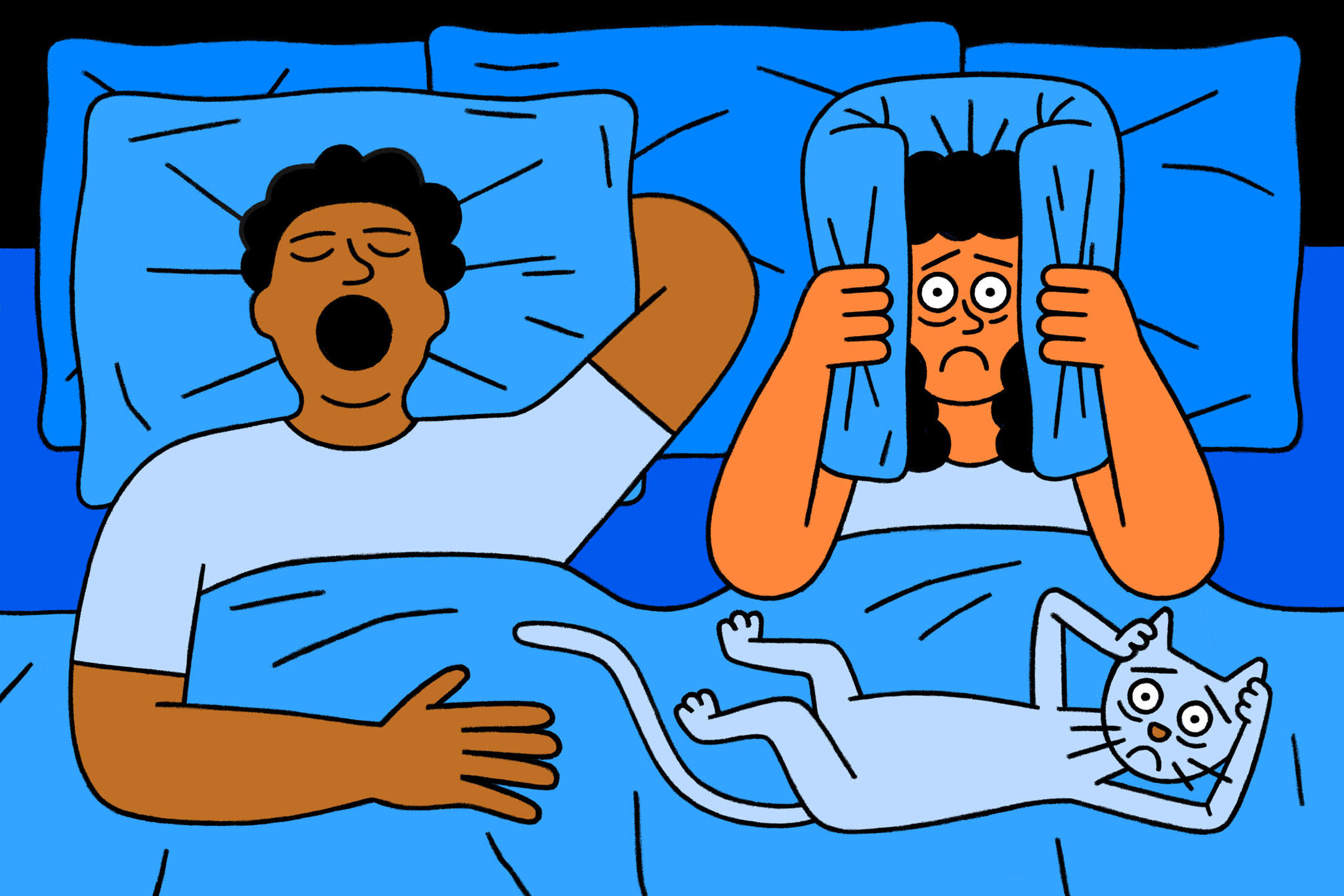 Why does a person snore?