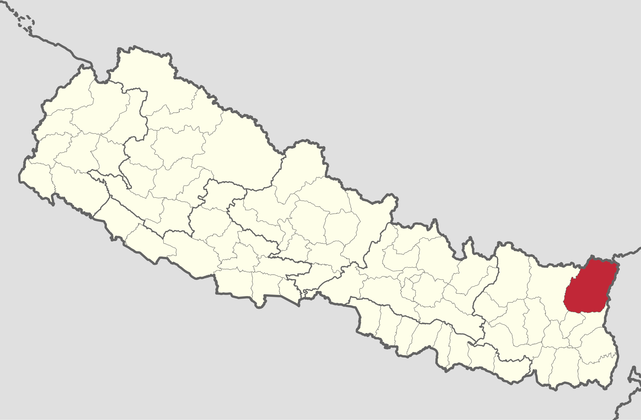 Ten candidates were elected unopposed in Taplejung
