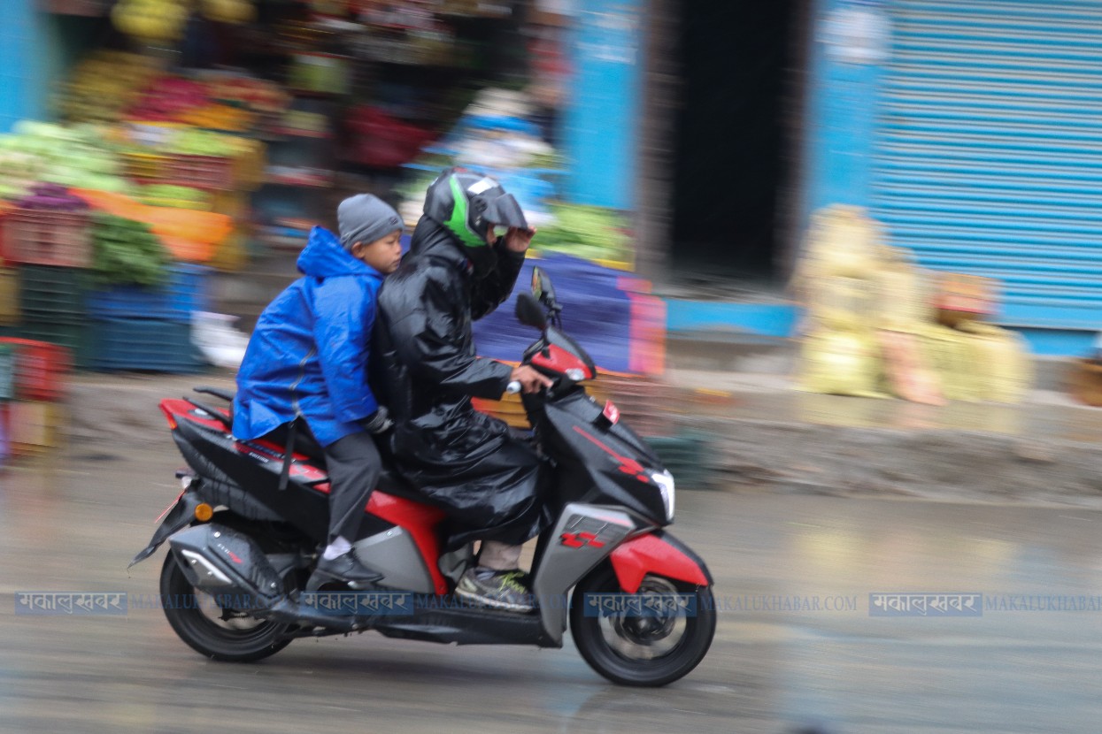 Early morning rain in Kathmandu & Pokhara