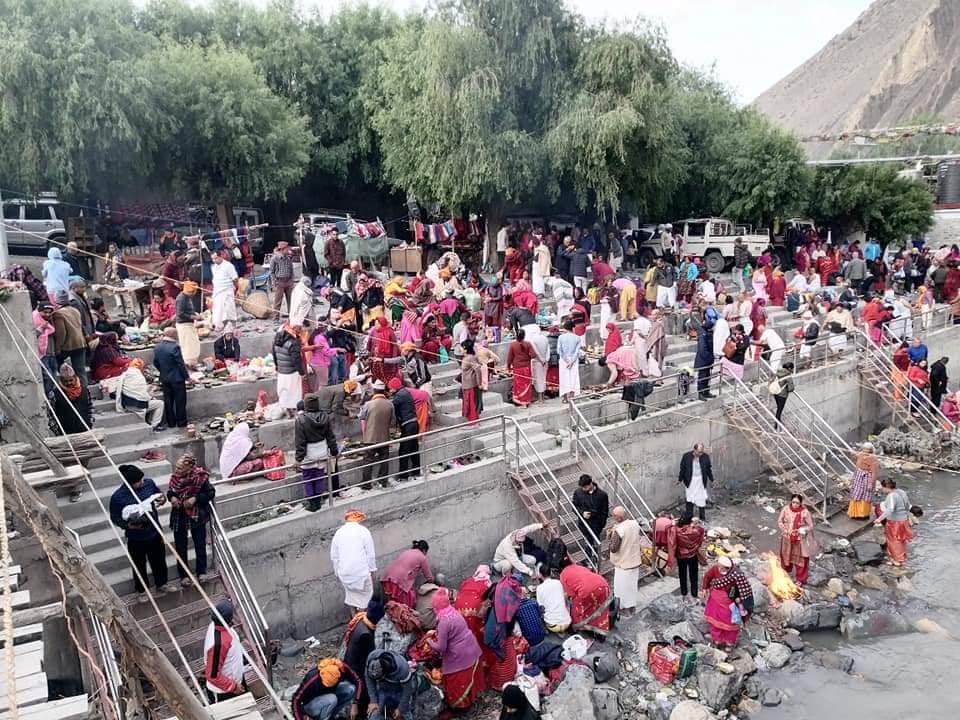Crowds of devotees at Muktinath and Kagbeni (with photos)