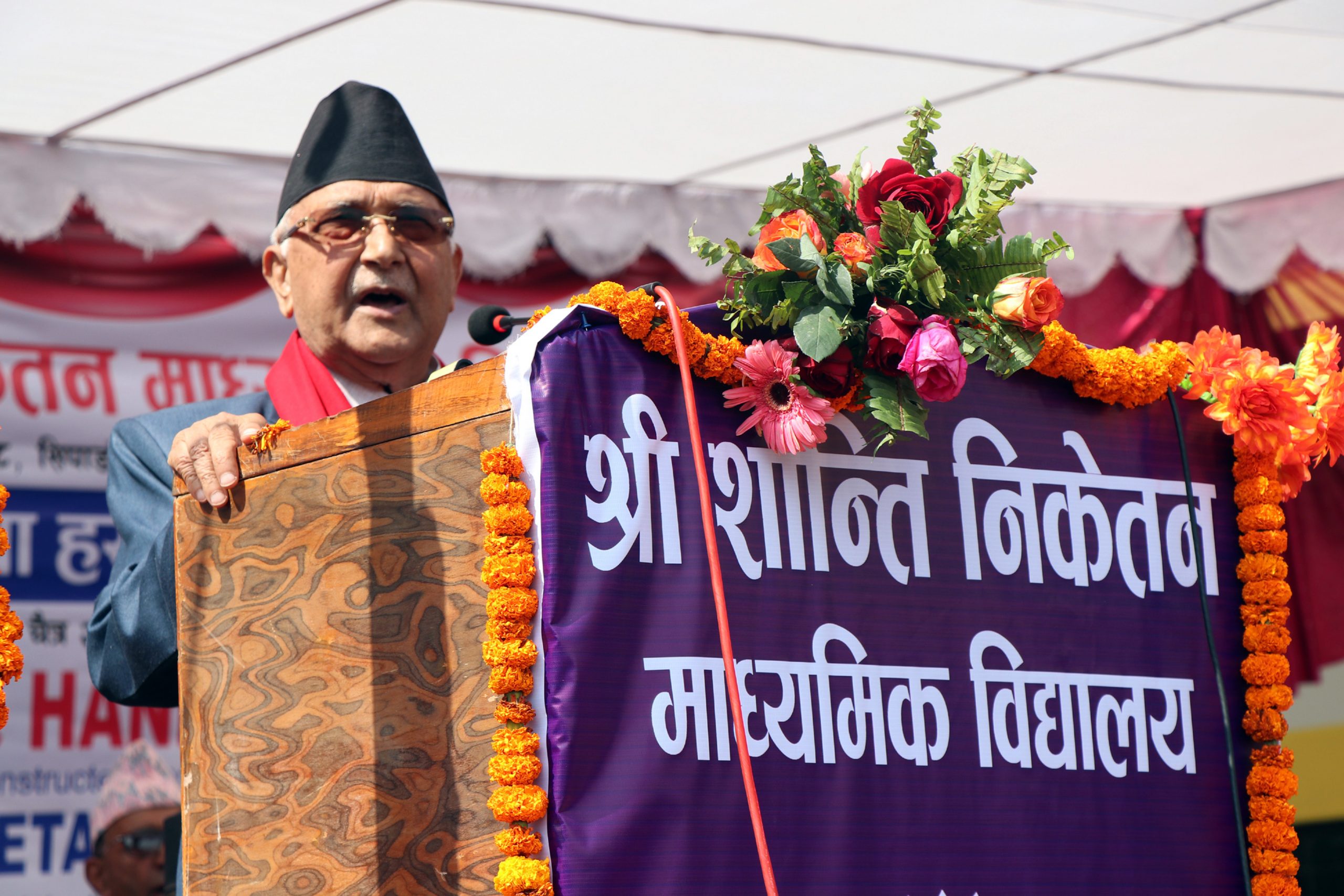 Oli claims that dry port of Chobhar built during UML government