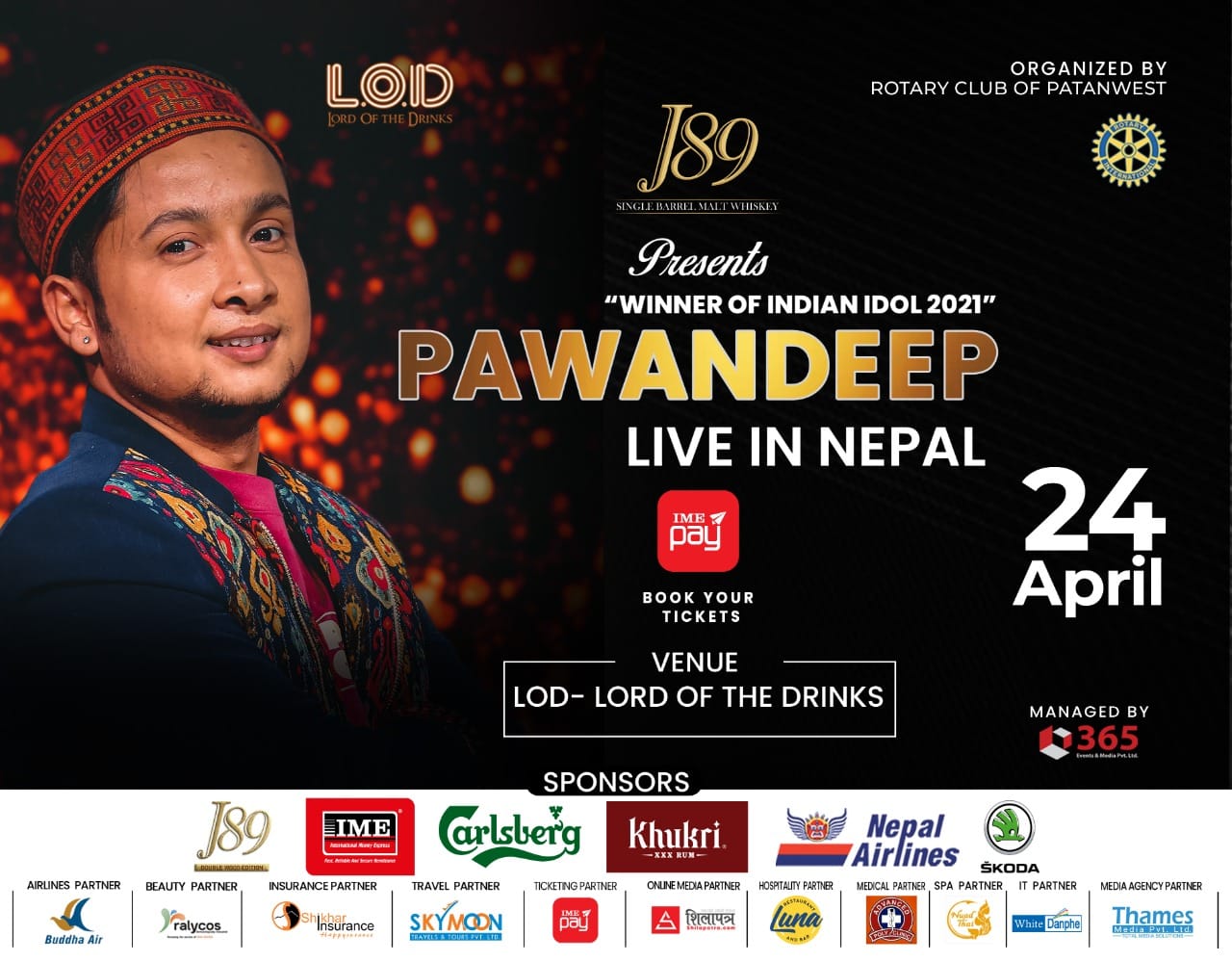 Pawandeep to perform at LOD Thamel on Sunday