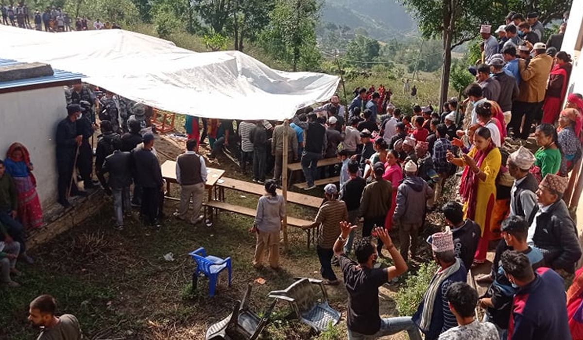 Clash in Bajura while trying to count votes, 12 rounds of aerial fire