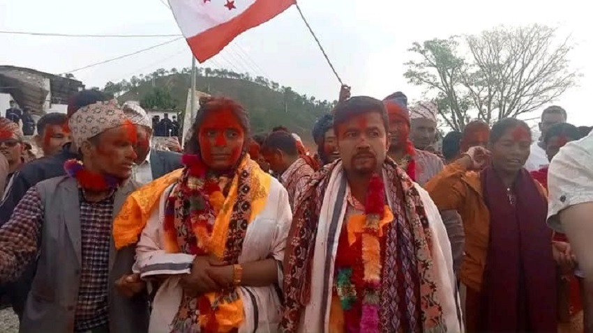 Shahi victory of NC in Chamunda of Dailekh